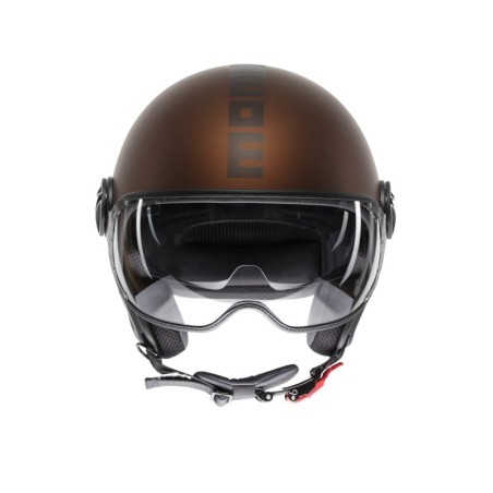 Casco MOMO Design FGTR EVO Mono Espresso opaco / nero E2206