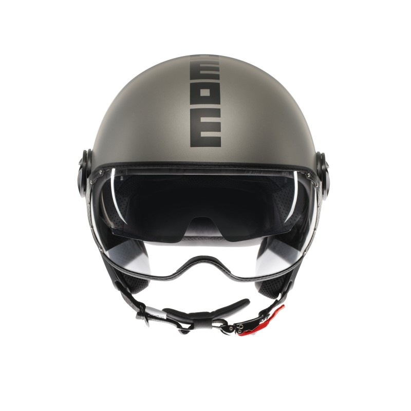 Casco MOMO Design FGTR EVO Mono Titanio opaco / nero E2206