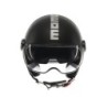 Casco MOMO Design FGTR EVO Mono Nero opaco / silver E2206