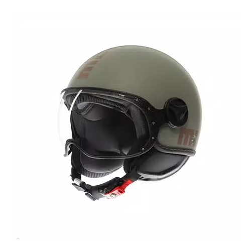 Casco MOMO Design FGTR CLASSIC Flip Verde opaco / bronzo E2206