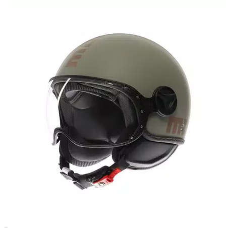 Casco MOMO Design FGTR CLASSIC Flip Verde opaco / bronzo E2206