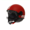 Casco MOMO Design FGTR CLASSIC Candy Rosso opaco / bianco E2206