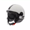 Casco MOMO Design FGTR CLASSIC Mono Bianco lucido / nero E2206