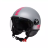 Casco MOMO Design FGTR CLASSIC Fluo Grigio opaco / fucsia E2206