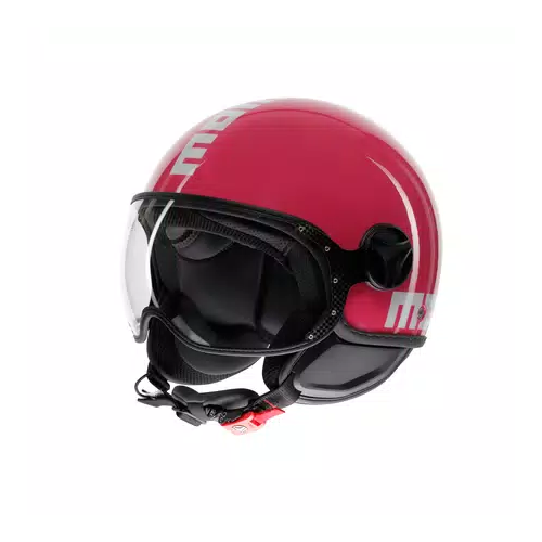 Casco MOMO Design FGTR CLASSIC Candy Fucsia / bianco E2206