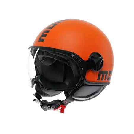 Casco MOMO Design FGTR CLASSIC Mono Arancione opaco / nero E2206