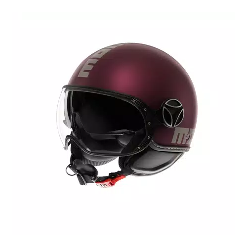 Casco MOMO Design FGTR EVO Mono Amarena opaco / silver E2206