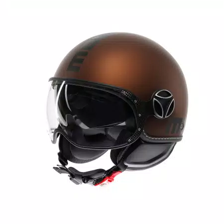 Casco MOMO Design FGTR EVO Mono Espresso opaco / nero E2206