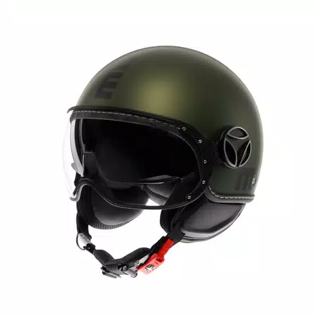 Casco MOMO Design FGTR EVO Mono Verde opaco / nero E2206