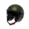 Casco MOMO Design FGTR EVO Mono Verde opaco / nero E2206