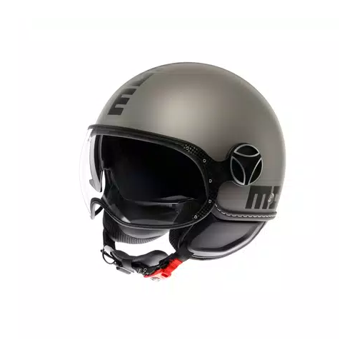 Casco MOMO Design FGTR EVO Mono Titanio opaco / nero E2206