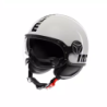 Casco MOMO Design FGTR EVO Mono Bianco quarzo lucido / nero E2206