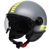 Casco MOMO Design FGTR CLASSIC Fluo Grigio opaco / giallo fluo E2206