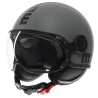 Casco MOMO Design FGTR CLASSIC Mono Grigio opaco / nero E2206