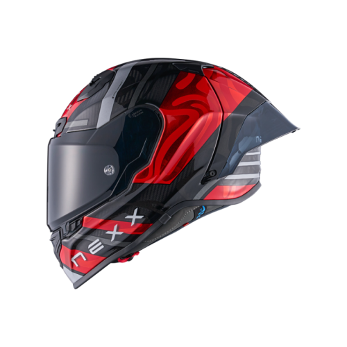 NEXX X.R3R Swirl Red Carbon | Casco Moto ECE 22.06