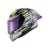 Casco Integrale NEXX X.R3R Glitch Racer White Neon ECE 22.06
