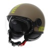 Casco MOMO Design FGTR CLASSIC Mono Matt Sand / Lime E2206