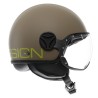 Casco MOMO Design FGTR CLASSIC Mono Matt Sand / Lime E2206