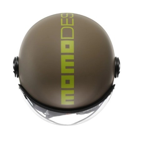 Casco MOMO Design FGTR CLASSIC Mono Matt Sand / Lime E2206