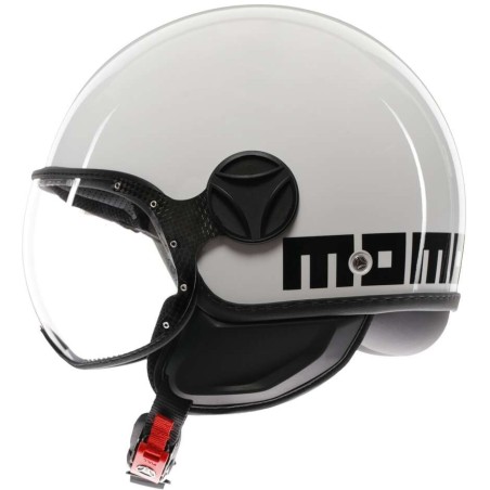 Casco MOMO Design FGTR CLASSIC Bianco / Nero E2206