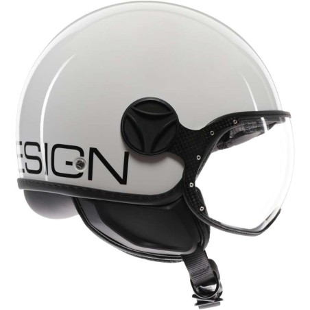 Casco MOMO Design FGTR CLASSIC Bianco / Nero E2206