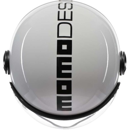 Casco MOMO Design FGTR CLASSIC Bianco / Nero E2206