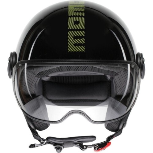 Casco MOMO Design FGTR CLASSIC Nero / Giallo E2206