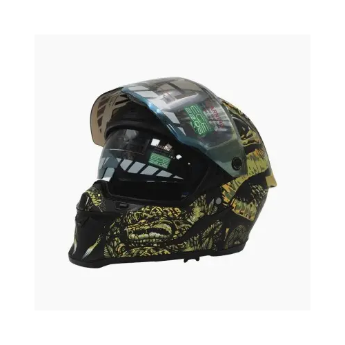 Casco integrale MPH Blade Cobra Nero opaco/Oro ECE 22.06 - immagine prodotto 2