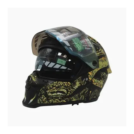 Casco integrale MPH Blade Cobra Nero opaco/Oro ECE 22.06 - immagine prodotto 2