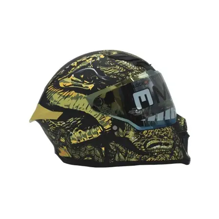 Casco integrale MPH Blade Cobra Nero opaco/Oro ECE 22.06 - immagine prodotto 4