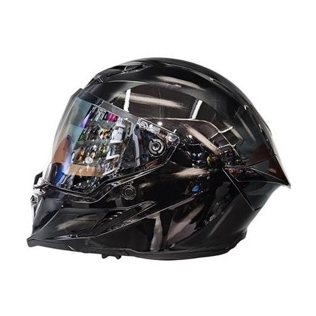 Casco integrale MPH Blade Dark Jeans Nero lucido/Argento ECE 22.06 - immagine prodotto 4