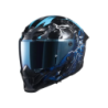 Casco integrale MPH Blade Zeus Nero lucido/Blu ECE 22.06 - immagine prodotto 1