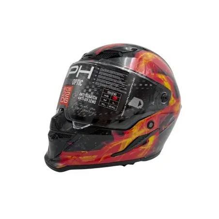 Casco integrale MPH Blade Vulcano Rosso ECE 22.06 - immagine prodotto 2