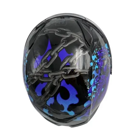 Casco integrale MPH Blade Gate Keeper Nero lucido/Blu/Viola ECE 22.06 - immagine prodotto 4