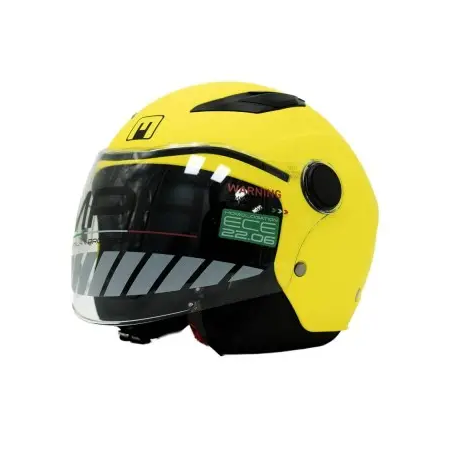 Casco jet junior MPH Play Giallo fluo opaco ECE 22.06 - immagine prodotto 3