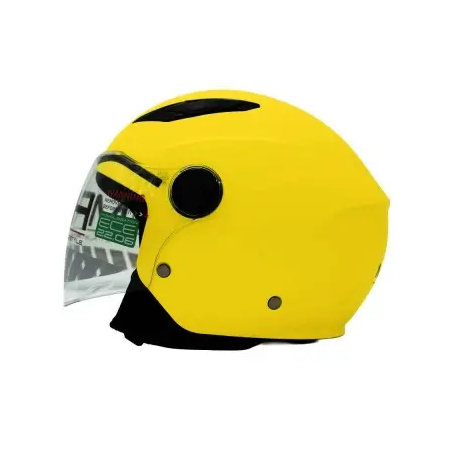 Casco jet junior MPH Play Giallo fluo opaco ECE 22.06 - immagine prodotto 4