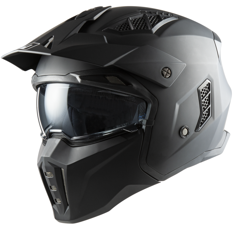 Casco jet trasformabile MPH Harrier Nero opaco ECE 22.06 - immagine prodotto 1