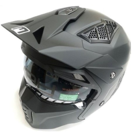 Casco jet trasformabile MPH Harrier Nero opaco ECE 22.06 - immagine prodotto 3