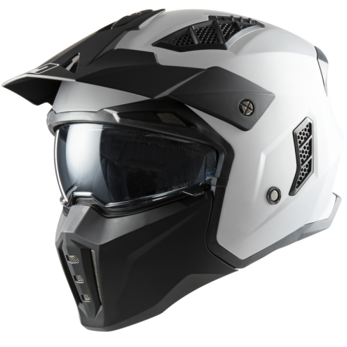Casco jet trasformabile MPH Harrier Bianco ECE 22.06 - immagine prodotto 1