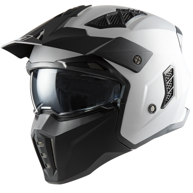 Casco jet trasformabile MPH Harrier Bianco ECE 22.06 - immagine prodotto 1