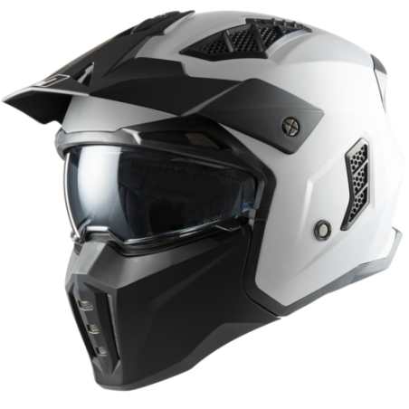 Casco jet trasformabile MPH Harrier Bianco ECE 22.06 - immagine prodotto 1
