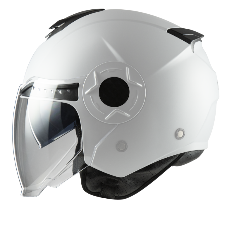 Casco jet MPH DJ Bianco lucido ECE 22.06 - immagine prodotto 1