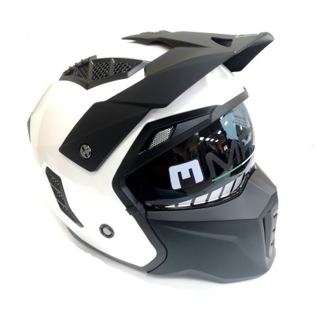 Casco jet trasformabile MPH Harrier Bianco ECE 22.06
