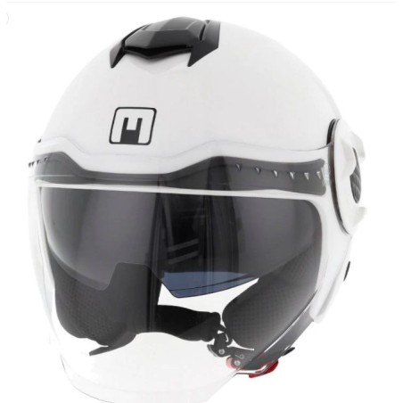 Casco jet MPH DJ Bianco lucido ECE 22.06