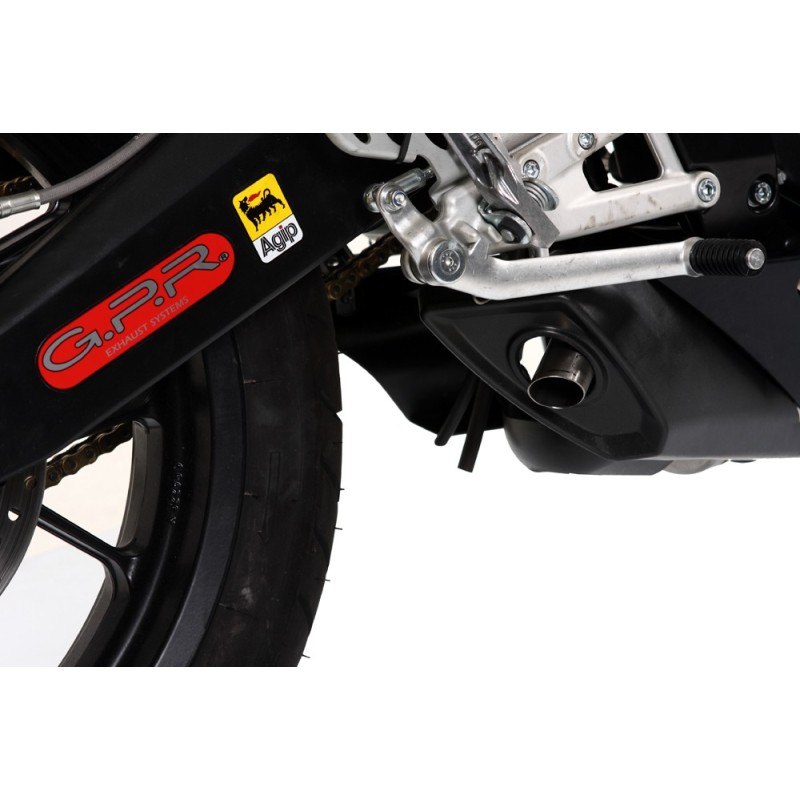 Scarico GPR Alluminio Ghost per Derbi GPR 125 dal 2009 al 2010 omologato
