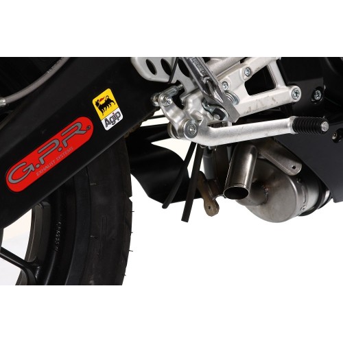Scarico GPR Alluminio Ghost per Derbi GPR 125 dal 2009 al 2010 omologato