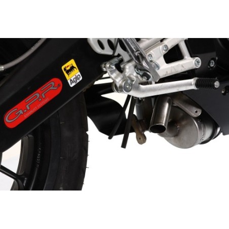 Scarico GPR Alluminio Ghost per Derbi GPR 125 dal 2009 al 2010 omologato