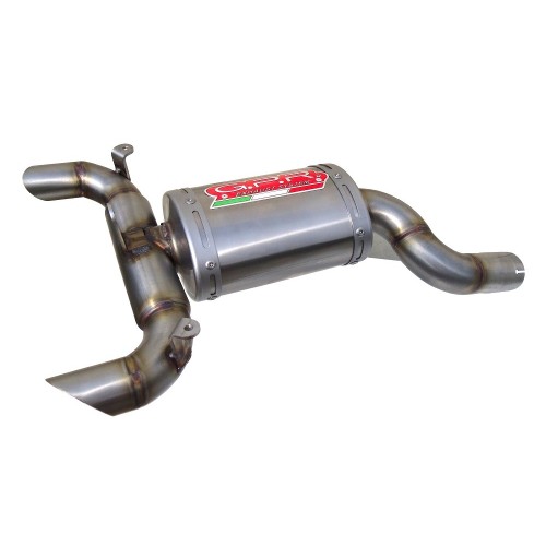 Scarico GPR Alluminio Ghost per SUZUKI GSR 400 dal 2006 al 2011 omologato