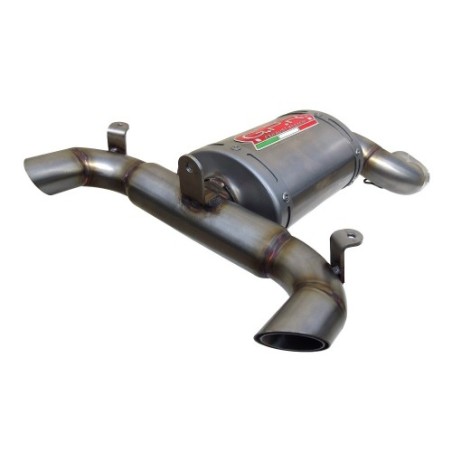 Scarico GPR Alluminio Ghost per SUZUKI Gsr 600 dal 2006 al 2011 omologato