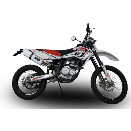 Scarico GPR Albus Ceramic per Beta RR 125 Enduro Lc 4t dal 2010 al 2018 omologato